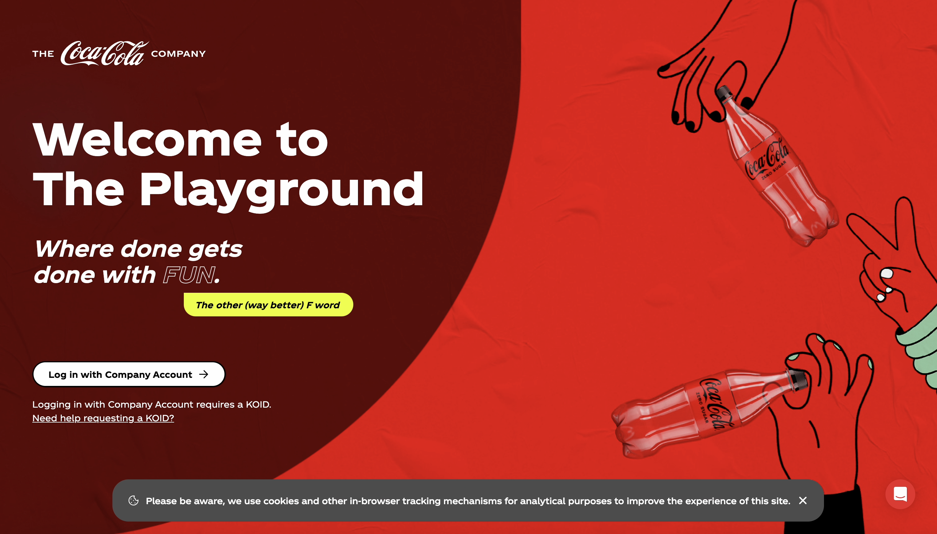 A fun login UI design